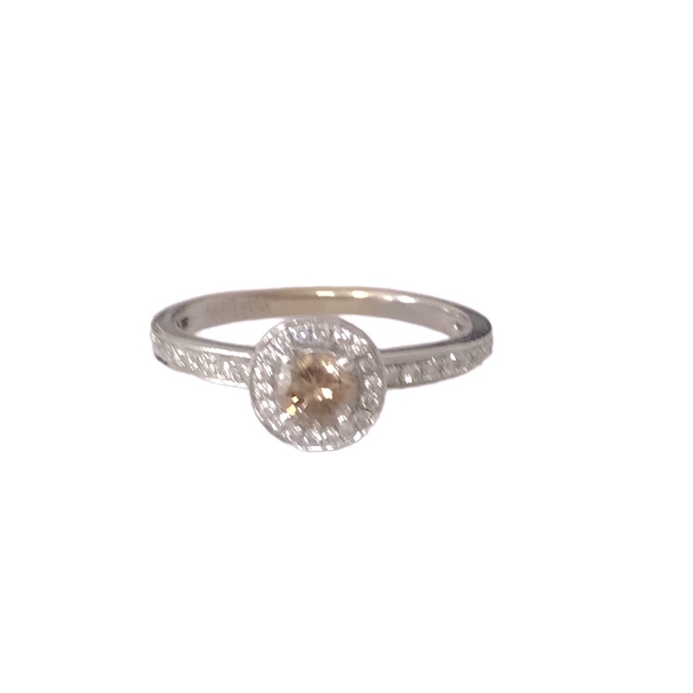 🆕 Le Vian White & Chocolate Diamond Halo Ring 5
